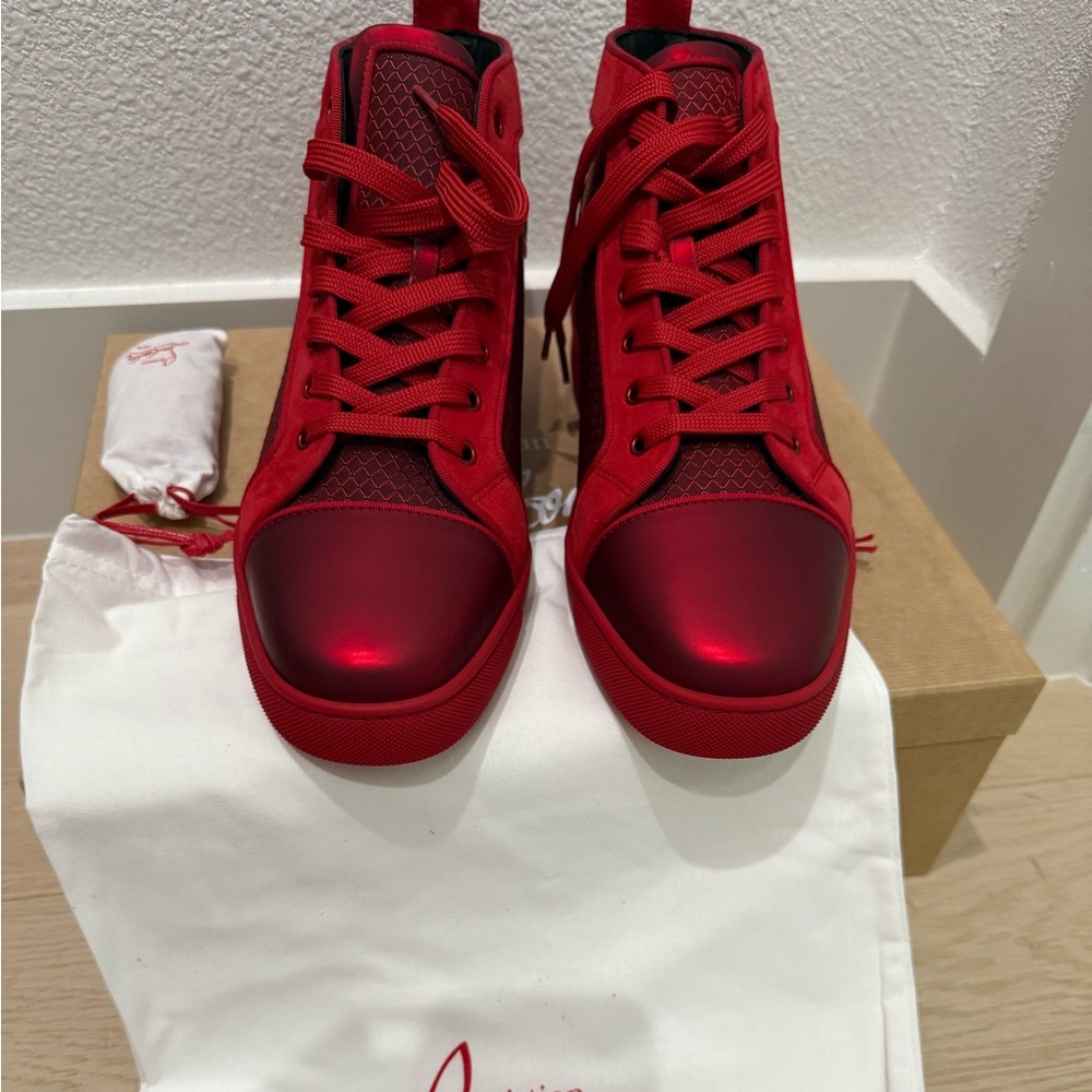 Christian Louboutin Louis Orlato Flat Box with Red Accent